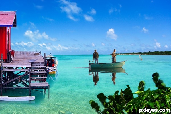 Creation of Big Fish In Paradise: Step 2